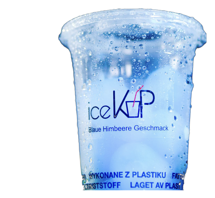 IceKup Blue Raspberry Becher